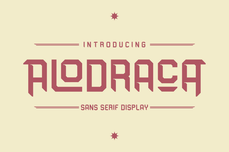 alodraca-typeface