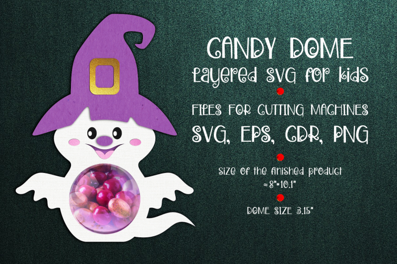 halloween-ghost-candy-dome-template