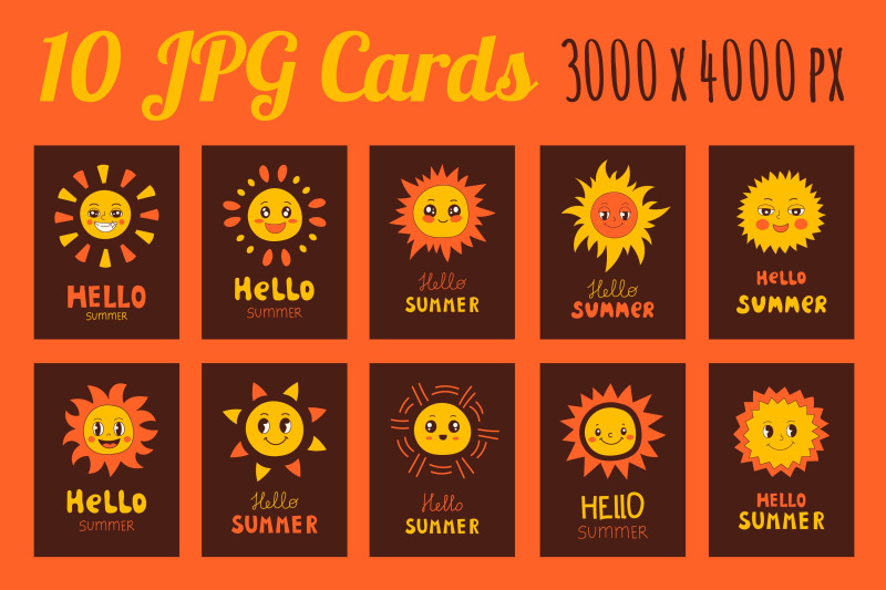 hello-summer-retro-posters-amp-cards