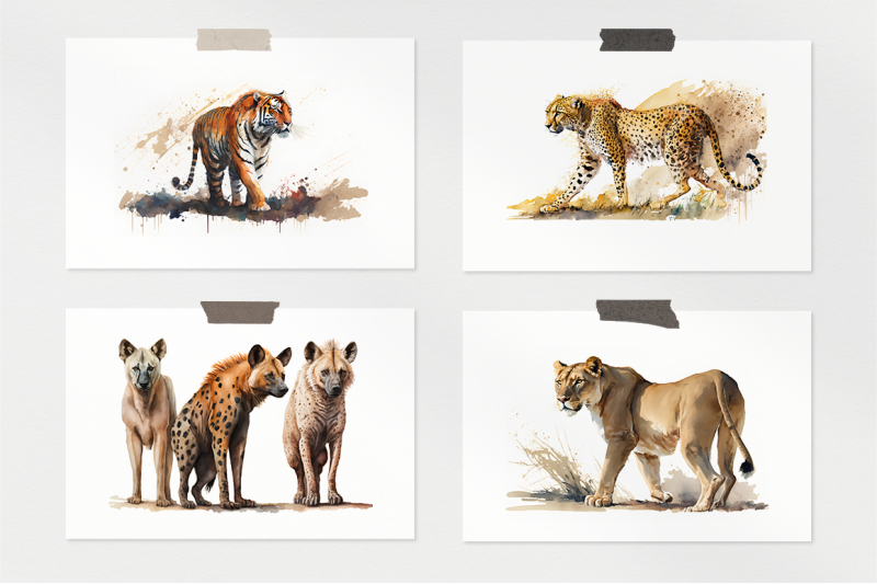 safari-watercolor-collection