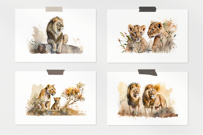 safari-watercolor-collection