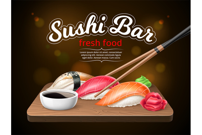 sushi-bar-poster-realistic-sushi-japanese-traditional-food-boiled-r