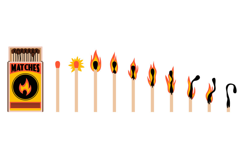 burning-matchstick-animation-combustion-process-moving-down-flames