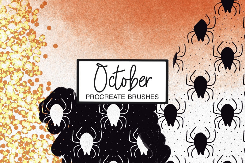 october-procreate-pattern-brushes-halloween-procreate