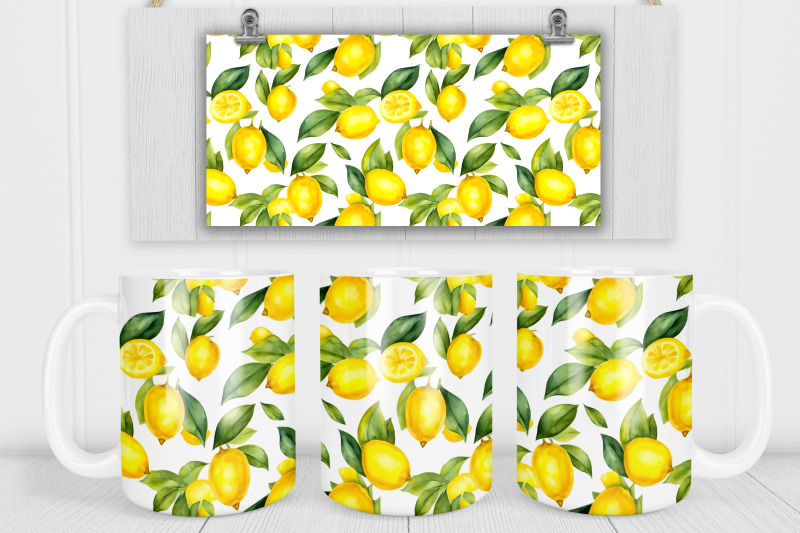 lemon-mug-wrap-design-fruit-mug-sublimation