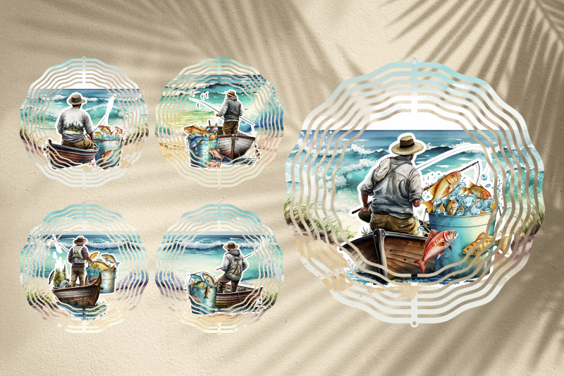 fishing-wind-spinner-sublimation-father-animal-design-png