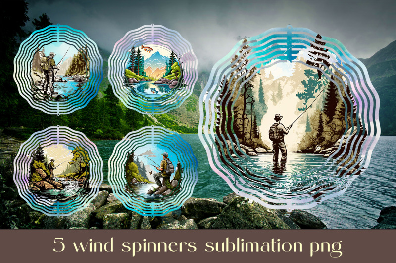 fishing-wind-spinner-sublimation-father-animal-design-png