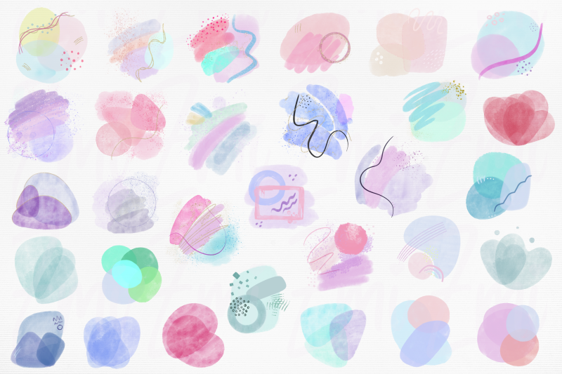 aesthetic-watercolor-elements-png