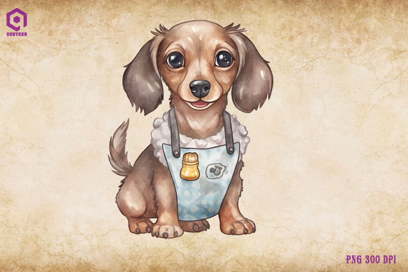 dachshund-dog-wearing-apron