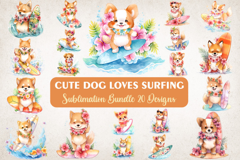 cute-dog-loves-surfing-summer-bundle