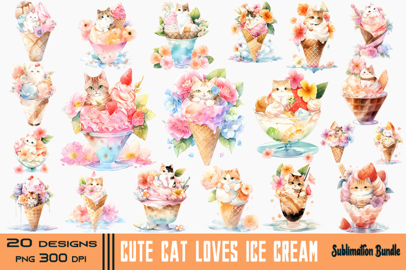 cute-cat-loves-ice-cream-summer-bundle