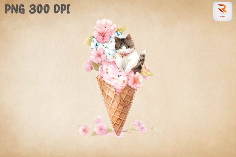 adorable-cat-loves-ice-cream-bundle