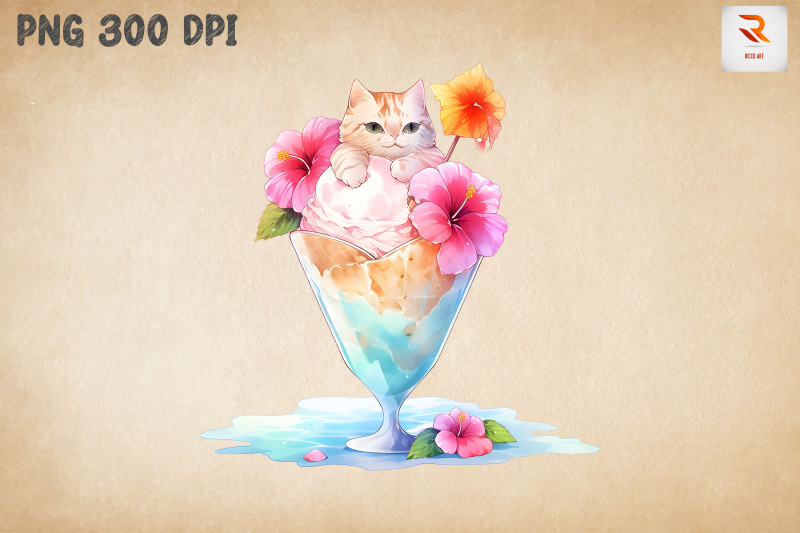 adorable-cat-loves-ice-cream-bundle