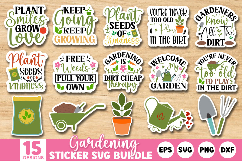 gardening-sticker-svg-design-bundle