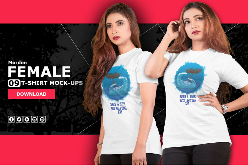 female-t-shirt-mockup-bundle