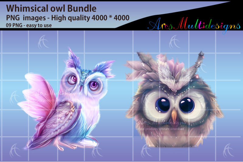 whimsical-owl-illustration-bundle