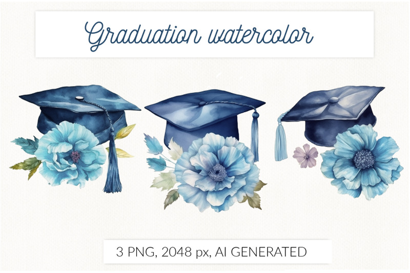 watercolor-graduation-cap-with-blue-flowers-class-2023