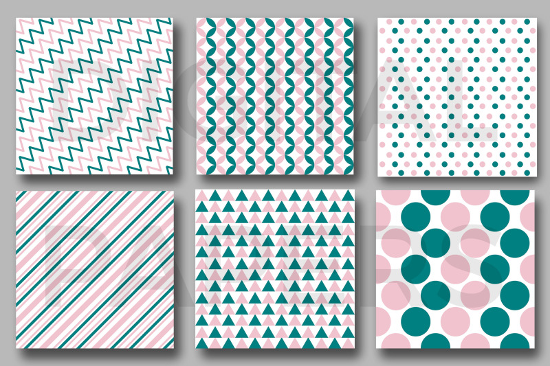 pink-amp-teal-digital-paper-patterns