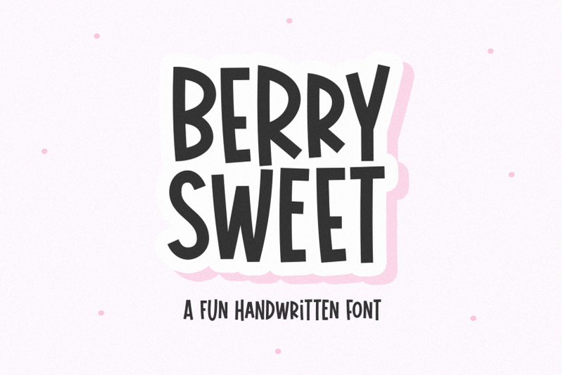 berry-sweet-fun-handwritten-font