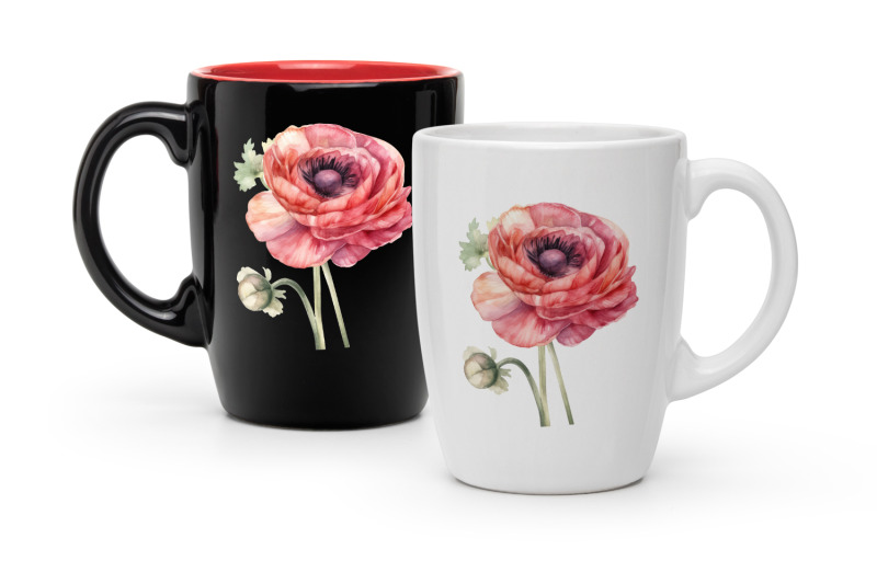 sublimation-design-pink-ranunculus-flowers-png-file