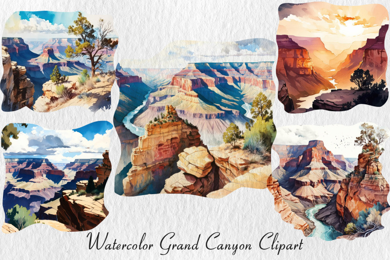 watercolor-grand-canyon-clipart