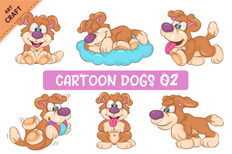 set-of-cartoon-dogs-02-clipart