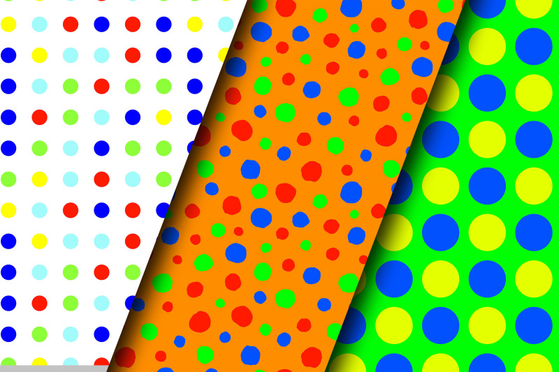 rainbow-polka-dots-digital-papers