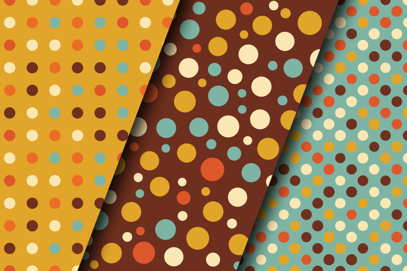 retro-groovy-polka-dots-digital-papers