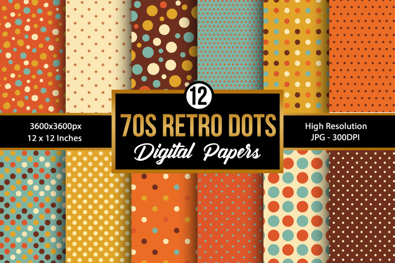 retro-groovy-polka-dots-digital-papers