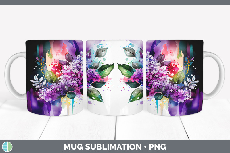 rainbow-lilac-flowers-mug-wrap-sublimation-coffee-cup-designs-bundle