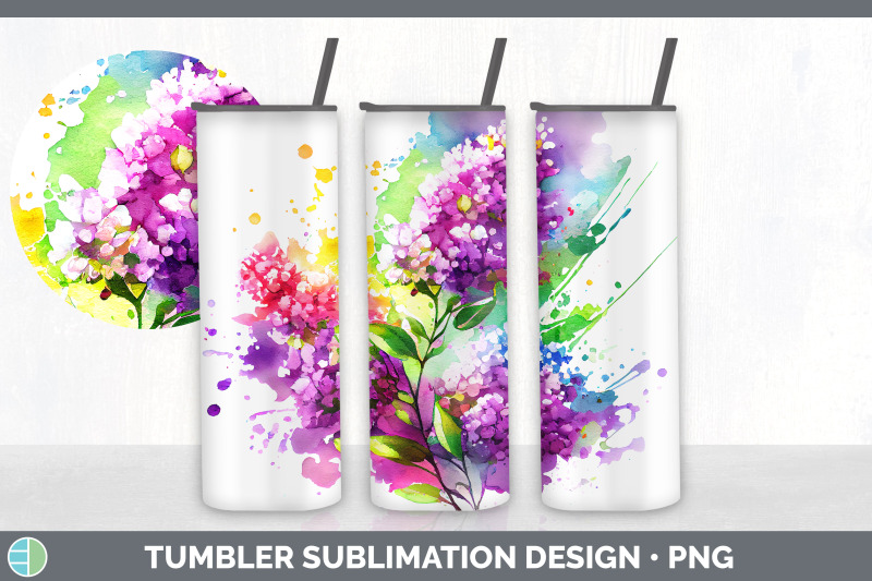 rainbow-lilac-flowers-tumbler-sublimation-20-oz-skinny-tumbler-desig