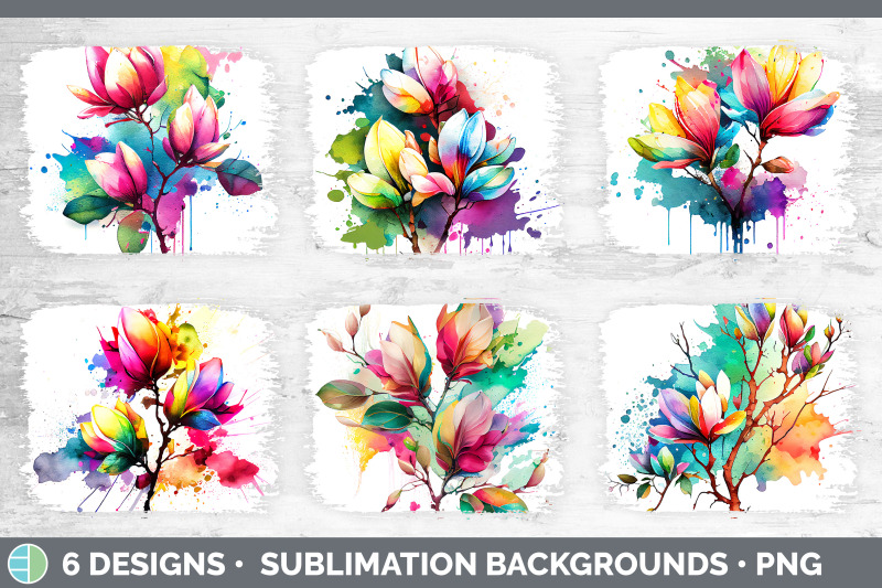 rainbow-magnolia-flowers-distressed-background-sublimation-backgroun