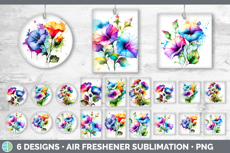 rainbow-morning-glory-flowers-air-freshener-sublimation-car-freshene