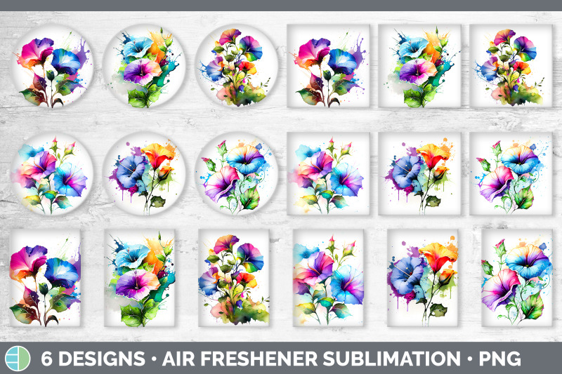 rainbow-morning-glory-flowers-air-freshener-sublimation-car-freshene