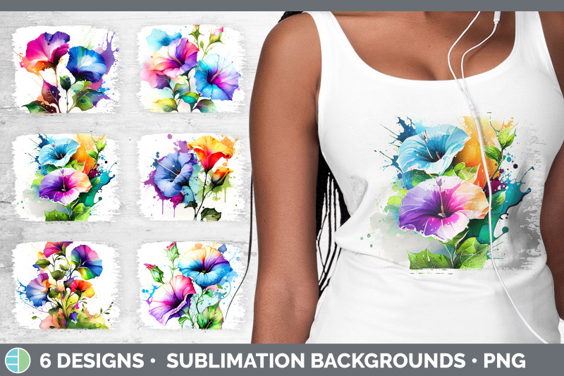 rainbow-morning-glory-flowers-distressed-background-sublimation-back