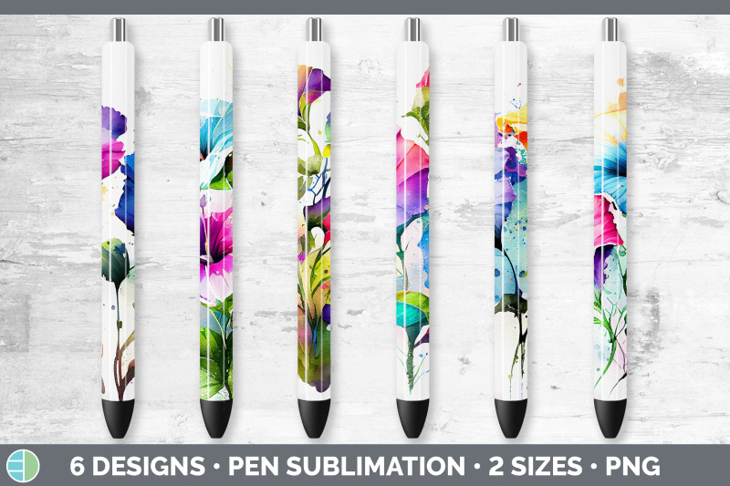 rainbow-morning-glory-flowers-pen-wrap-sublimation-epoxy-pen-designs