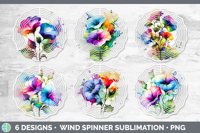 rainbow-morning-glory-flowers-wind-spinner-sublimation-spinner-desig