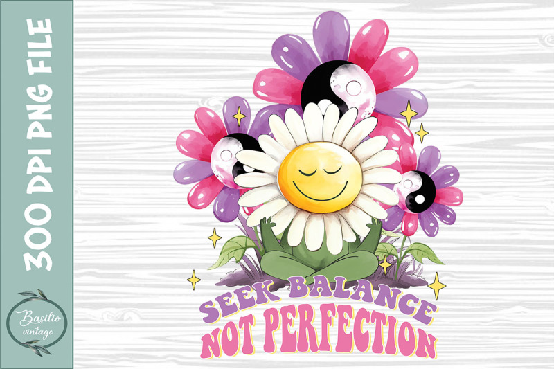seek-balance-not-perfection-retro-flower