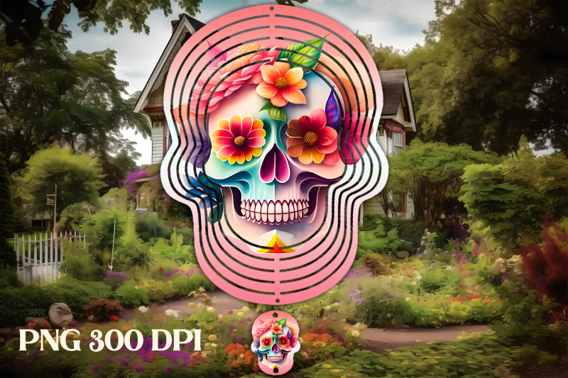 skull-wind-spinner-sublimation-skull-flower-wind-spinner