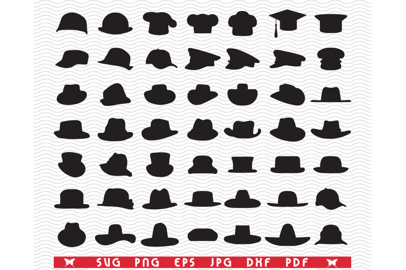 svg-caps-and-hats-black-silhouettes-digital-clipart