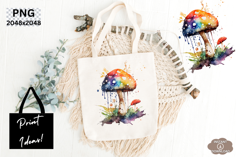 watercolor-toadstool-mushrooms-clipart-sublimation