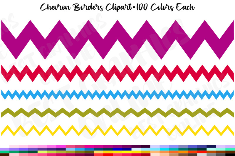 500-chevron-borders-clipart-set-chevron-border-zigzag