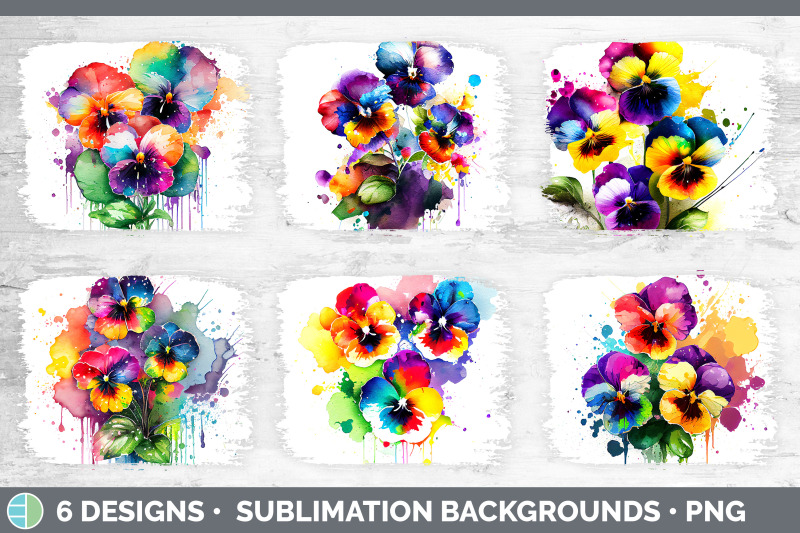 rainbow-pansy-flowers-distressed-background-sublimation-background-p