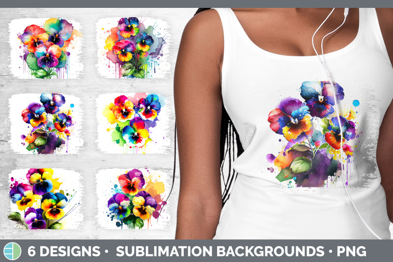 rainbow-pansy-flowers-distressed-background-sublimation-background-p