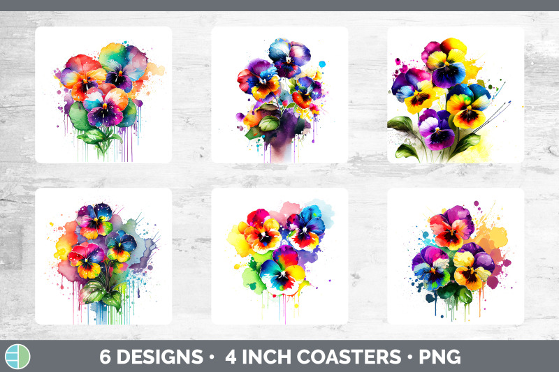 rainbow-pansy-flowers-square-coaster-sublimation-coaster-designs-bun