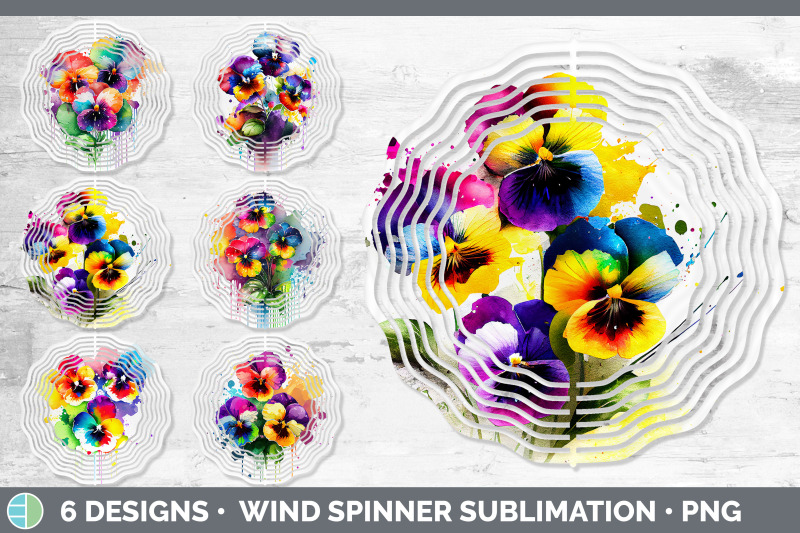 rainbow-pansy-flowers-wind-spinner-sublimation-spinner-designs-bundl