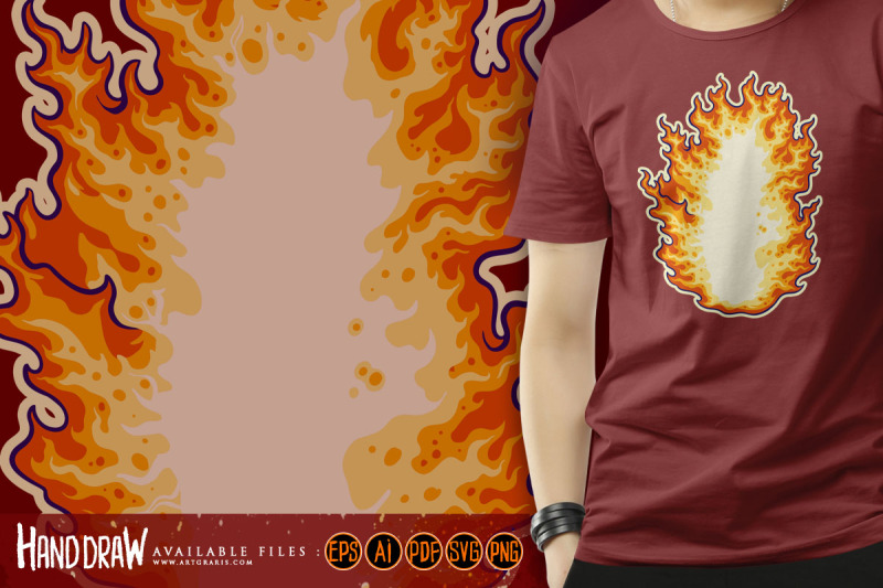 blazing-fire-with-bright-flame-tongue-logo-illustrations