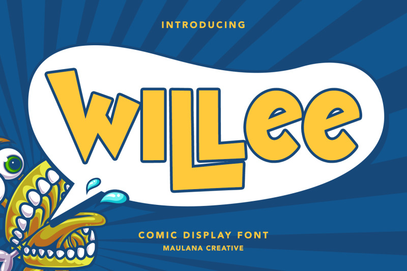 willee-comic-display-font