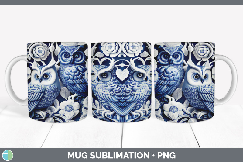 blue-and-white-owl-bird-mug-wrap-sublimation-coffee-cup-designs-bund