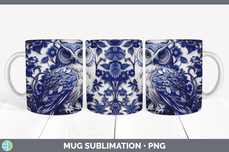 blue-and-white-owl-bird-mug-wrap-sublimation-coffee-cup-designs-bund